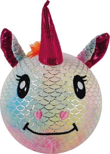 Inflatable plush rainbow unicorn 23 cm