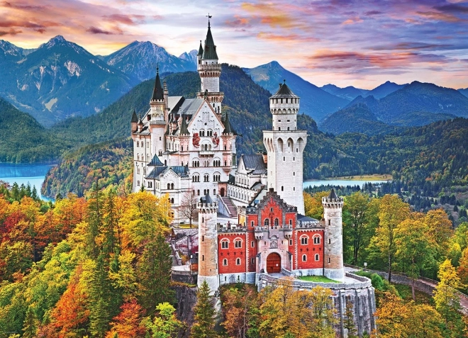 Sestavljanka Grad Neuschwanstein 1000 koščkov