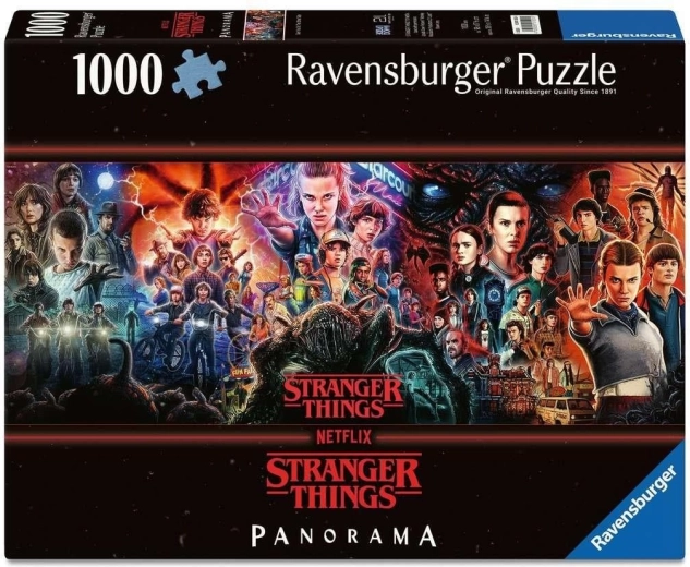 Panoramske sestavljanke Stranger Things 1000 koščkov RAVENSBURGER