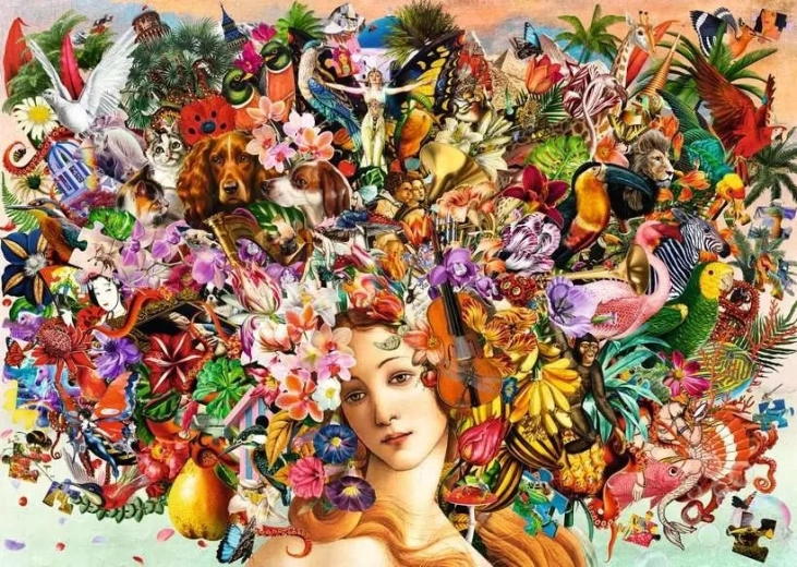 Ravensburger puzzle Miselna eksplozija 1000 koščkov