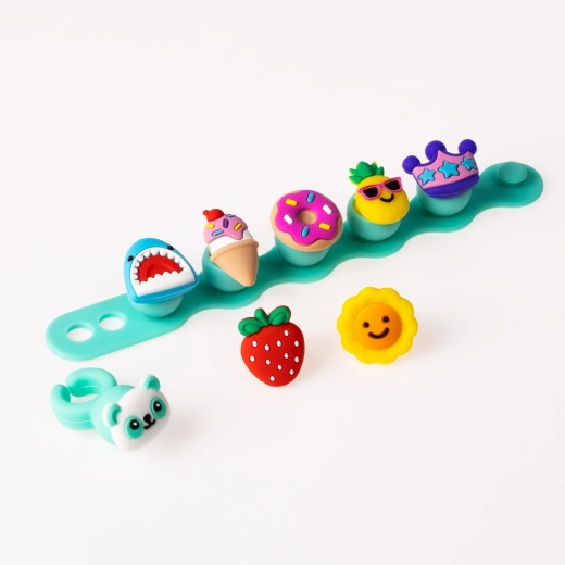 Plip Charms Silicone Bracelet and Ring