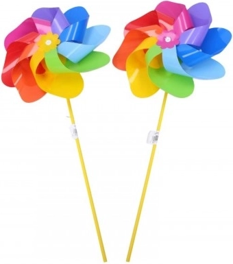 Barvni vrtiljak z mavričnimi listi