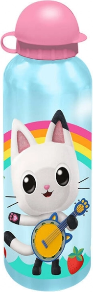 Aluminijasta steklenička za vodo 500 ml Gabby's Dollhouse, modra – KiDS Licensing