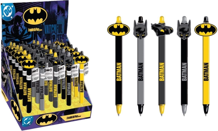 Radirno pero Batman s 3D topperjem 11 cm