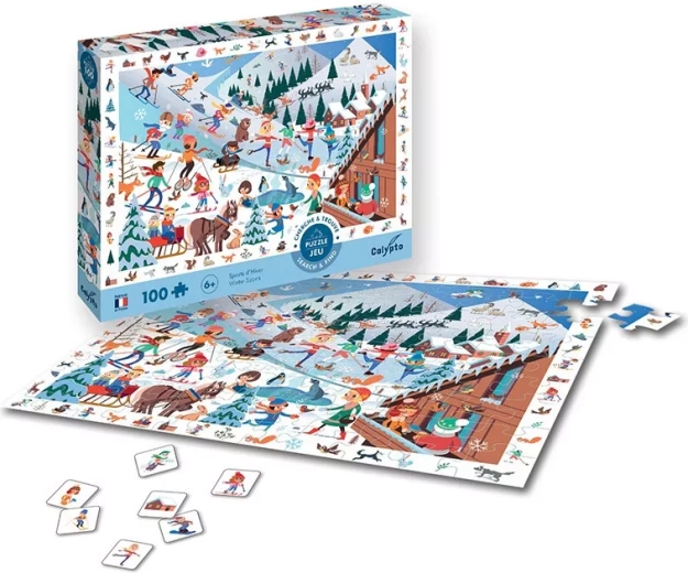 Sentosphere puzzle zimski športi 100 kosov