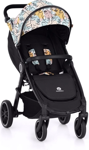 Petite&Mars športni voziček Street+ RWS black limited 100 faces