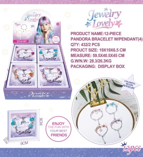 Zapestnica s privlački – smeško, delfin, zvezdica in vila