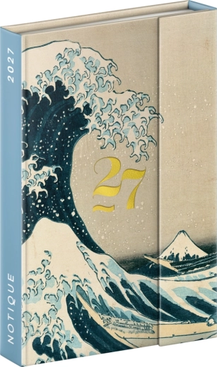 Notique magnetni tedenski planer Katsushika Hokusai 2027, 11 × 16 cm