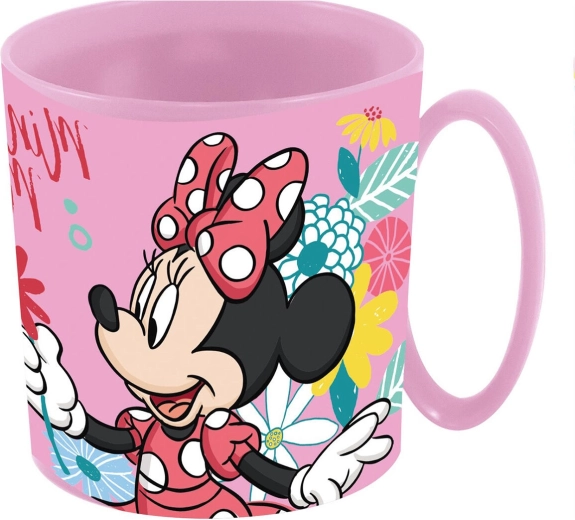 Otroška skodelica 350 ml Minnie plastična rožnata