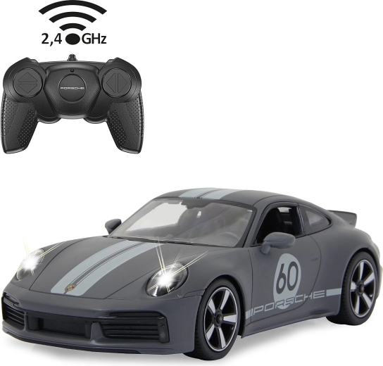 RC-avtomobil Porsche 911 Sport Classic 1:16, siv
