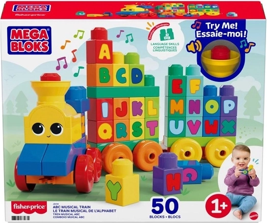 Fisher-Price glasbeni vlakec z ABC kockami