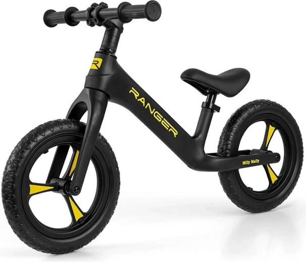Otroško poganjalno kolo MILLY MALLY Ranger, črno
