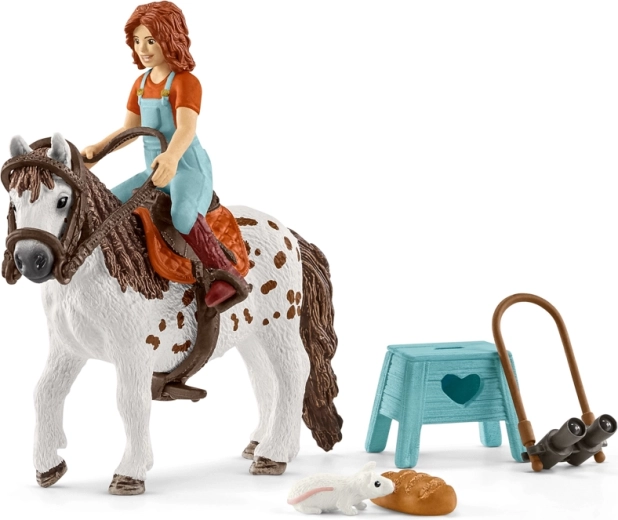 Schleich Horse Club Mia in poni Spotty