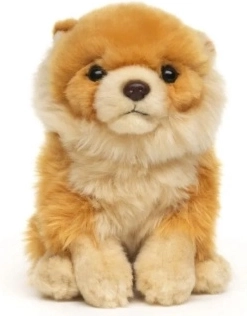 Plush Pomeranian dog eco-friendly 13 cm