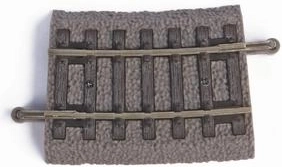 Piko ukrivljeni tir R2 7,5° z nasipom H0