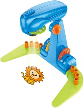 Otroški risalni projektor s šablonami in flomastri