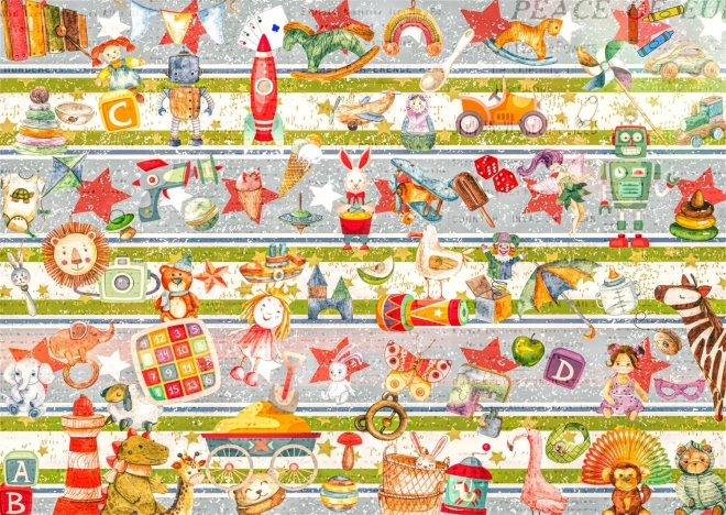 Uživajte puzzle trgovina z igračami 1000 koščkov