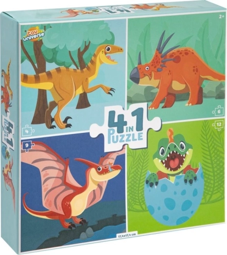 Sestavljanka dinozavri 4v1 TOY UNIVERSE