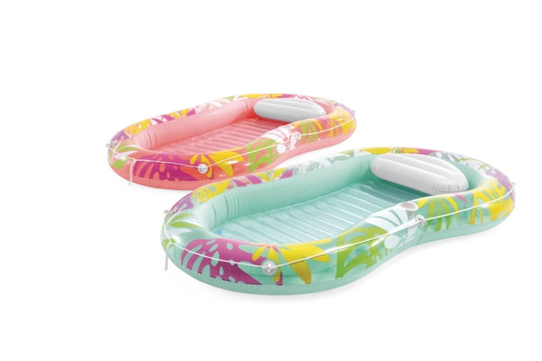 Napenljivo ležalo s blazinico Tropical Oasis