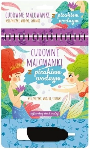 Čudovite vodne pobarvanke z vodnim flomastrom – princeske, vile in morske deklice