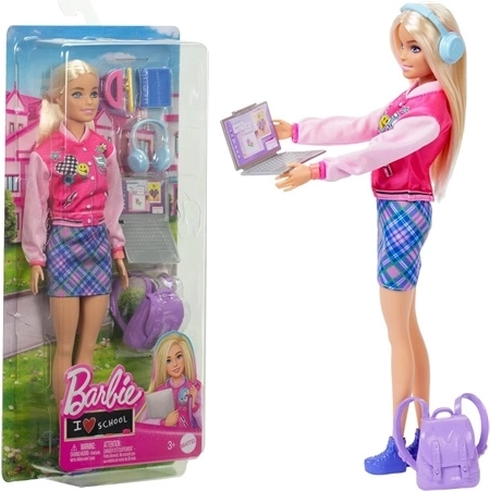 Barbie punčka nazaj v šolo z dodatki