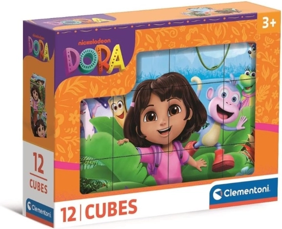 Cubi kocke Dora – 12 kosov (6 slik)