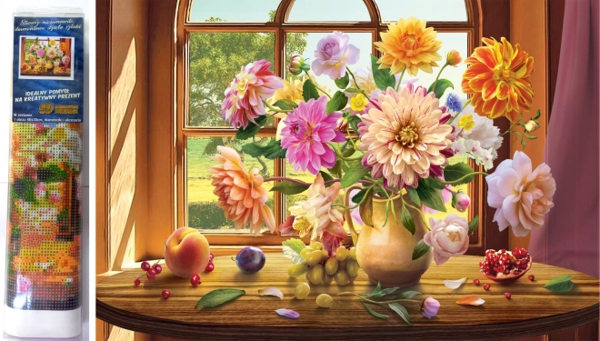 Norimpex diamantno slikanje Poletni šopek 30x40 cm