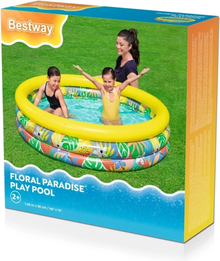 Napihljiv otroški bazen Floral Paradise