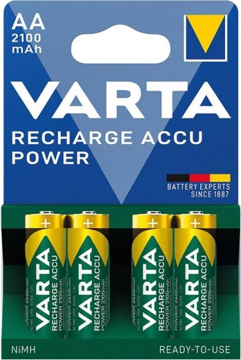 polnilne AA baterije 2100 mAh Varta (4 kosi)