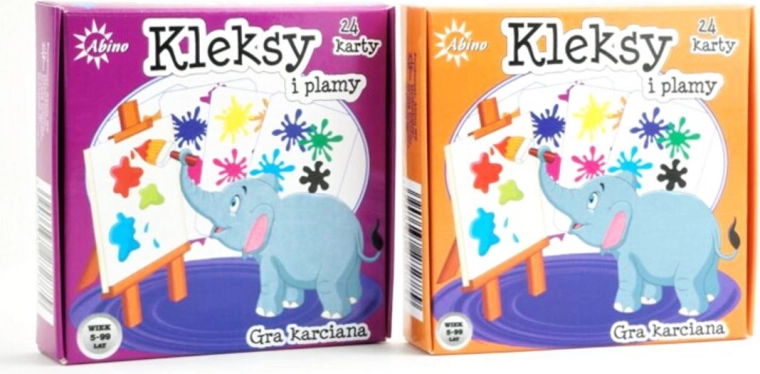 Karte Kleksi in packe – opazovalna družinska igra