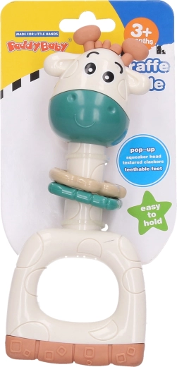 Piskajoča ropotuljica žirafa 16 cm