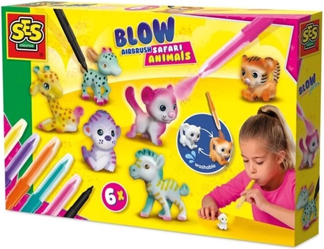 Ses airbrush flomastri – safari živali