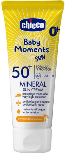 Chicco otroška mineralna zaščitna krema za sončenje SPF 50+ 75 ml