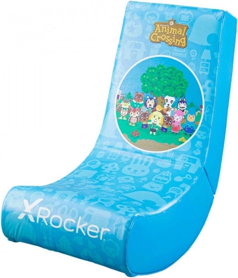 Otroški igralni talni stol X Rocker Animal Crossing