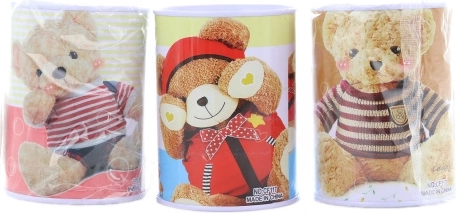 Kovinska otroška hranilnica – mešani motivi