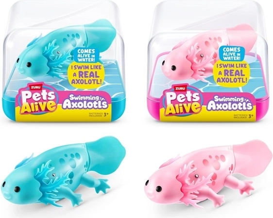 ZURU Pets Alive plavajoči aksolotl