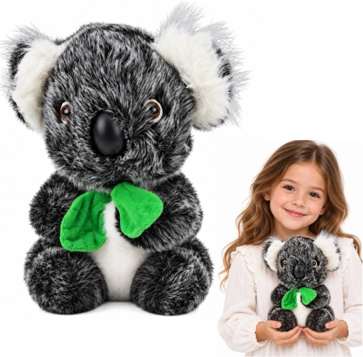 Plišasta koala z zelenim šalom 22 cm