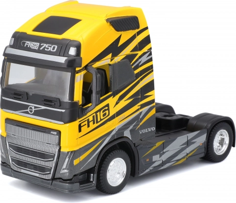 Bburago vlačilec VOLVO FH16 Globetrotter 750 XXL 1:43 rumen