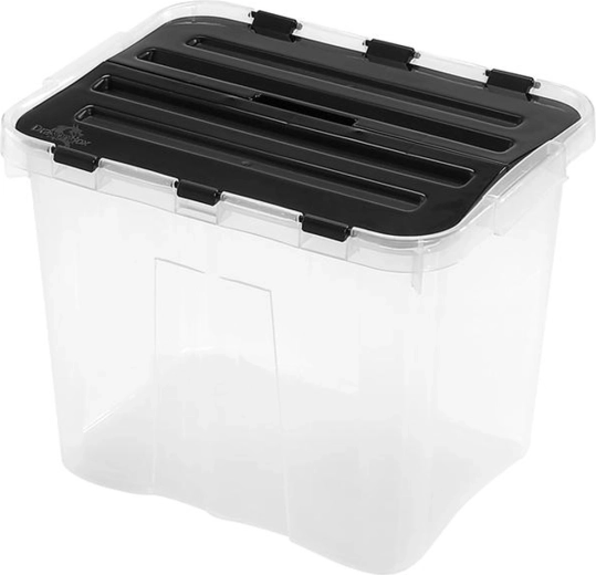 Plastična shranjevalna škatla z navojnim pokrovom HEIDRUN Classic 24 l
