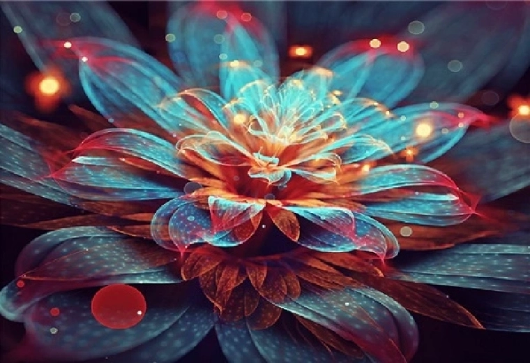 Diamantno slikanje Lokvanj 30 × 40 cm