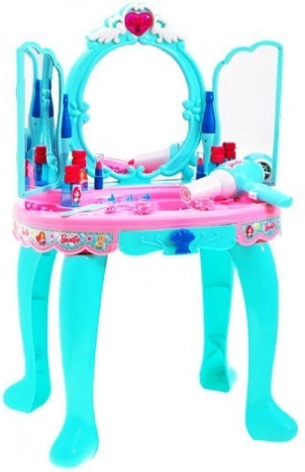 Interaktivna otroška toaletna mizica z lučkami in melodijami z dodatki