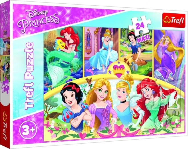 Puzzle Maxi 24 kosov – DISNEY princese, čar spominov