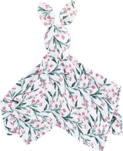 Petite&Mars bambusov muslinast ninica Hugo pink meadow