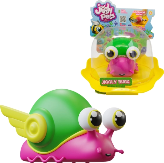Interaktivni rožnati polž Jiggly Bugs