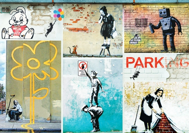 Sestavljanka EUROGRAPHICS Banksy 1000 kosov