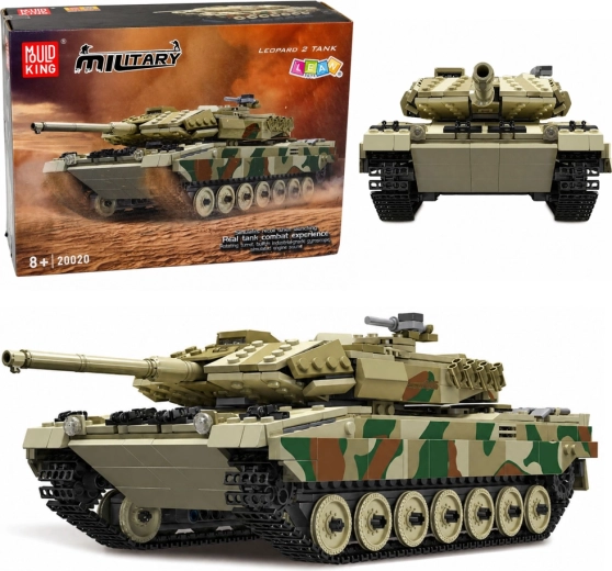 RC gradbeni komplet tank Leopard z daljinskim upravljanjem (1100 kosov)