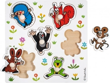 Lesene vstavljanke KRTEK – majhne