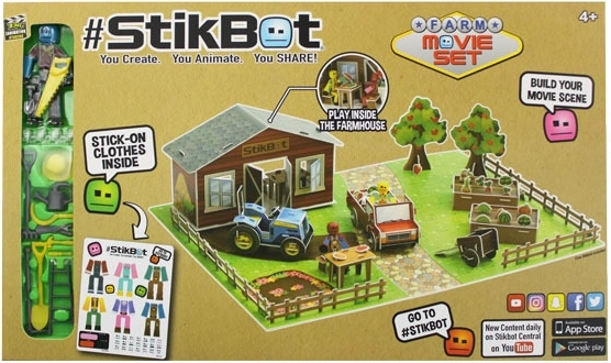 Stikbot filmski komplet: piratska ladja ali kmetija