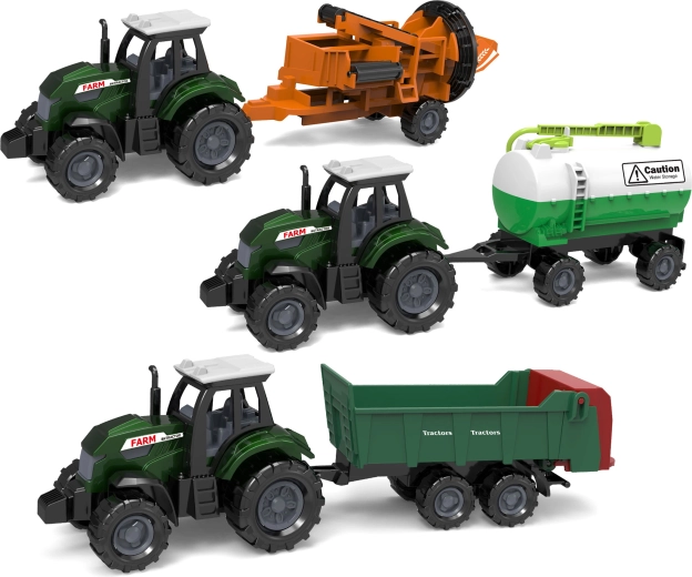Tractor with Accessories 17 cm - 1 piece