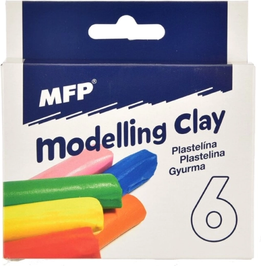 Modelirna masa 6 kosov (6×100 g)